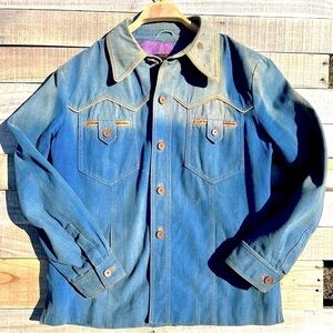 Men’s Vintage 70’s/80’s Europe Craft denim jacket Size 44R